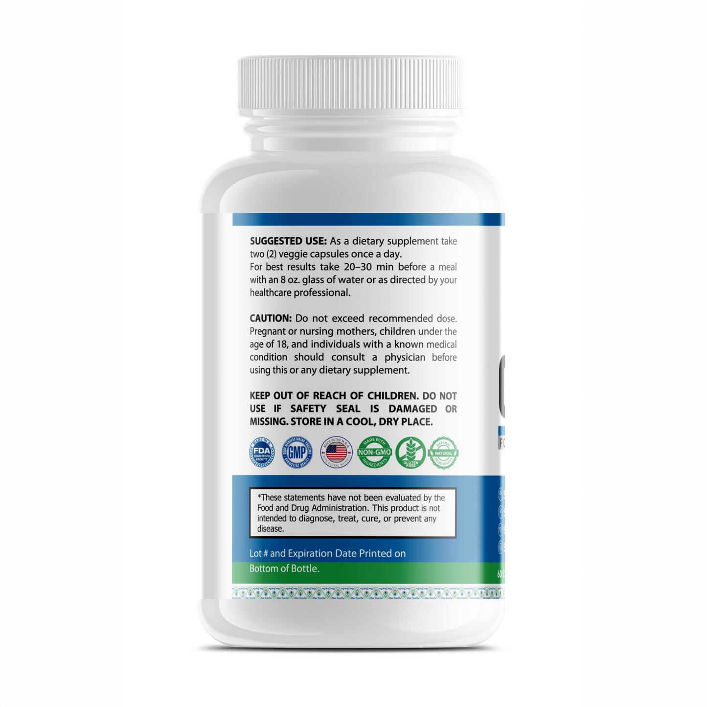 MIND BODY ONE Calm Aid Formula | 30 Day Supply