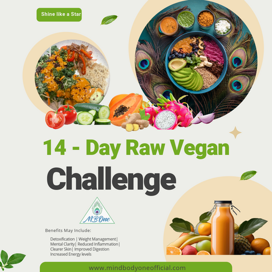 MIND BODY ONE 14 - Day Raw Vegan Challenge E-Guide