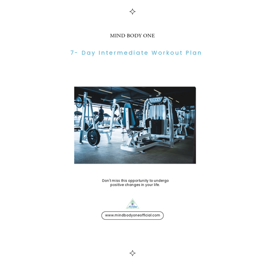 MIND BODY ONE 7 - Day Intermediate Workout Plan E-Guide