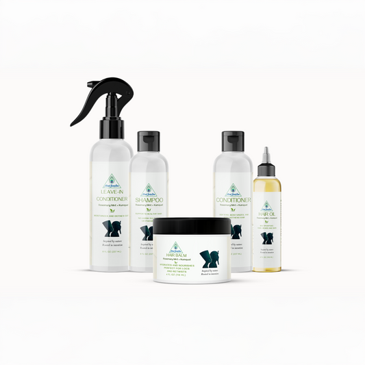 MIND BODY ONE Natural Hair Care Intro Bundle | 5-Piece Set