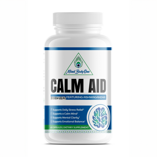 MIND BODY ONE Calm Aid Formula | 30 Day Supply