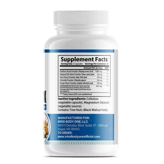 MIND BODY ONE Total Body Detox | 60 Capsules
