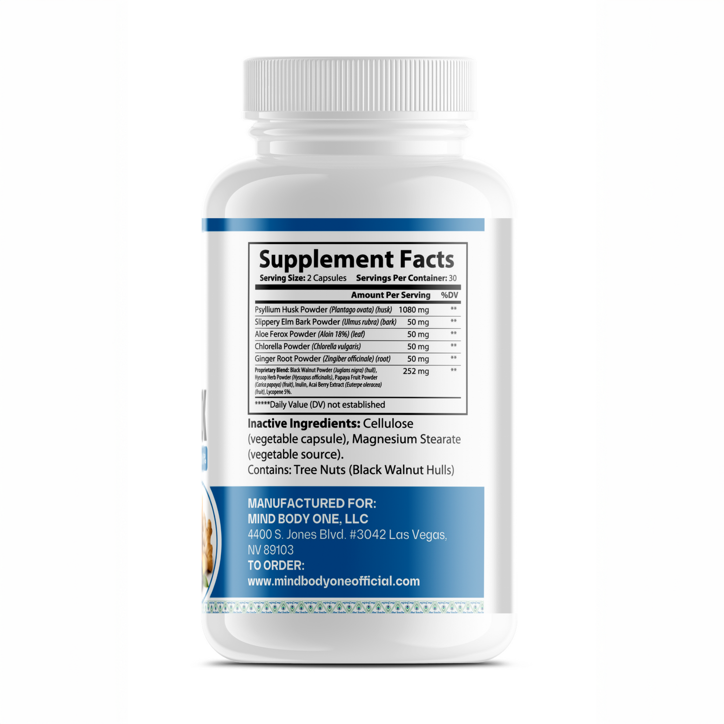 MIND BODY ONE Total Body Detox | 60 Capsules