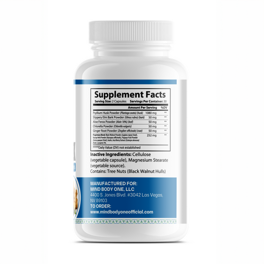 MIND BODY ONE Total Body Detox | 60 Capsules