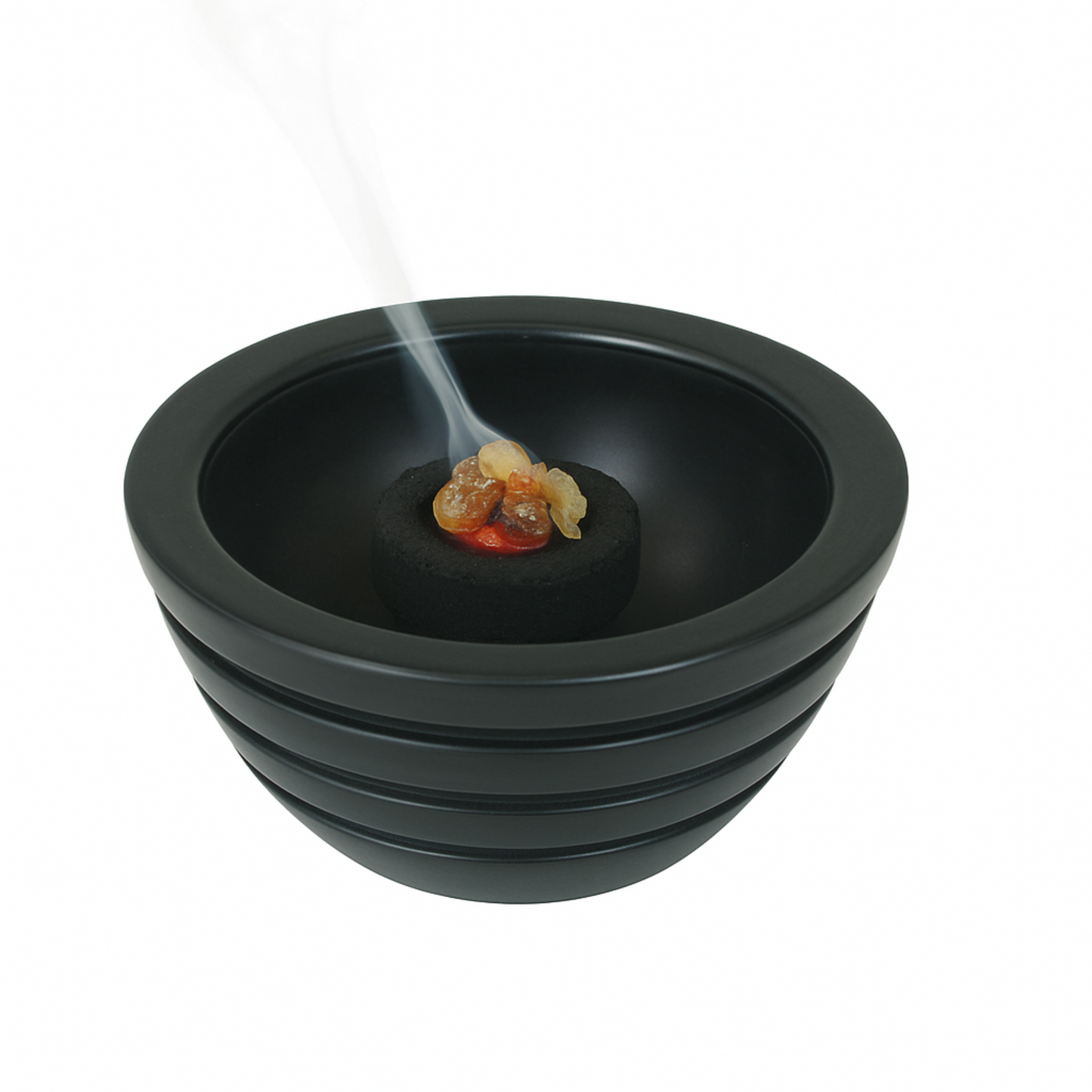 Charcoal Soapstone Sage Stick Burner Bowl (Versatile)