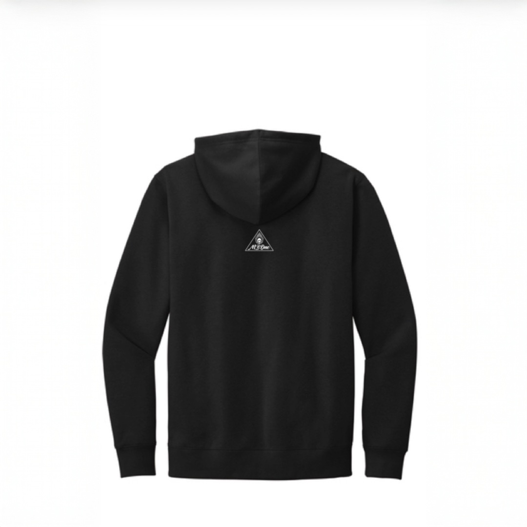 MIND BODY ONE Unisex (Men’s) Conscious Pullover Black Hoodie